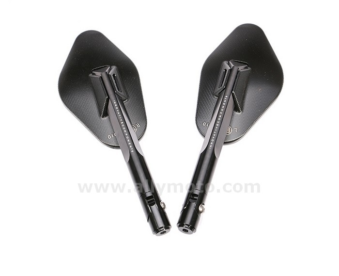 88 Aluminum Cnc Rearview Side Mirror Honda Kawasaki Bmw Ducati Street Fighter@3